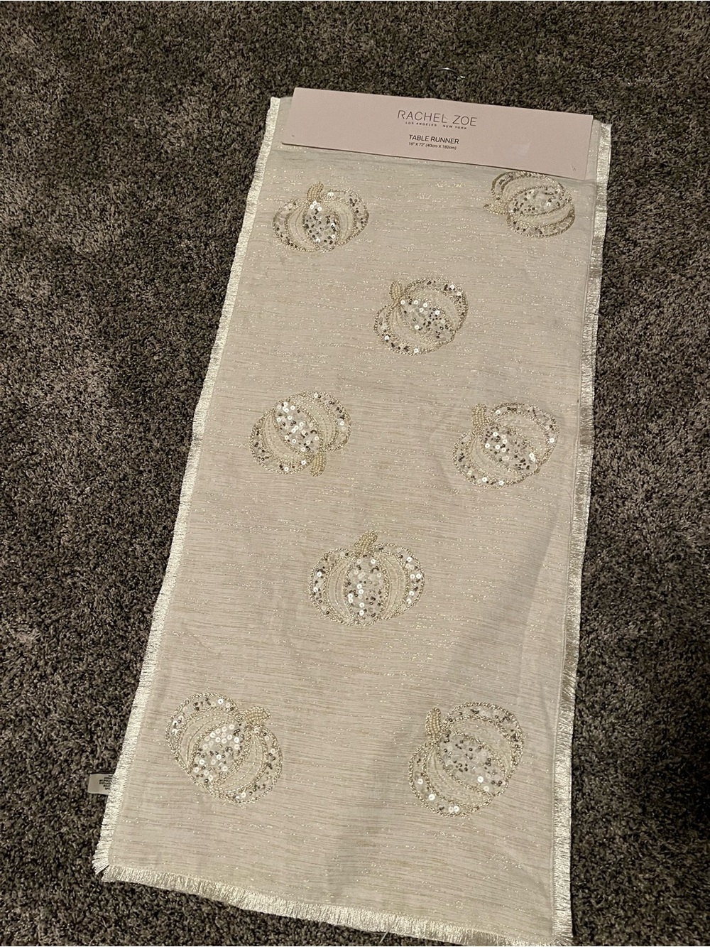 Rachel Zoe fall table runner